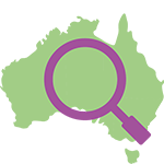 Map of Australia icon