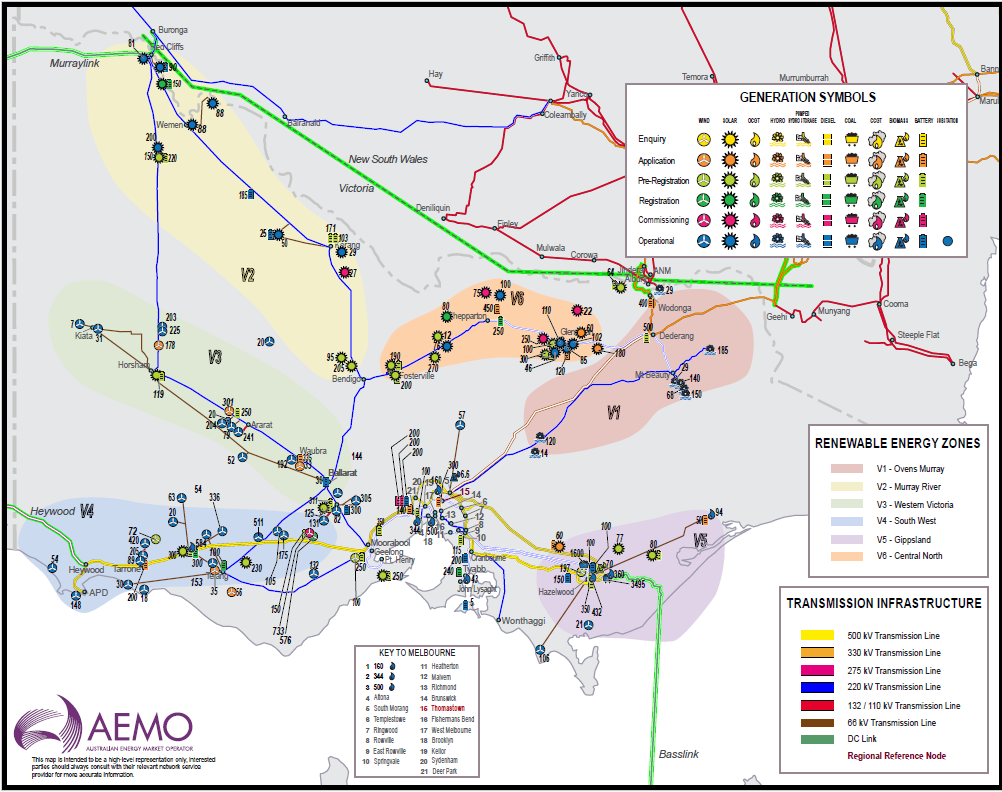 VIC Generation map