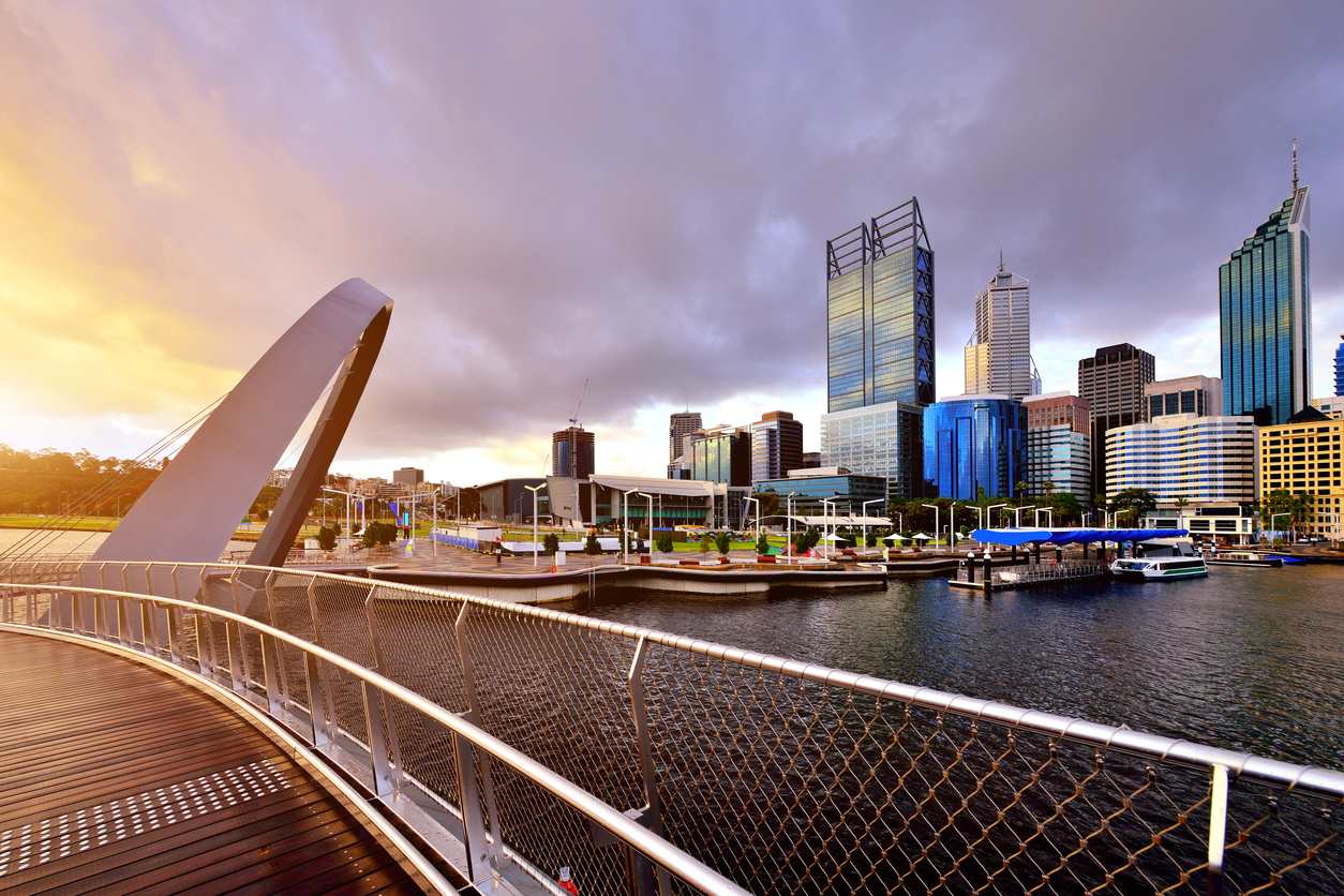 Perth city skyline